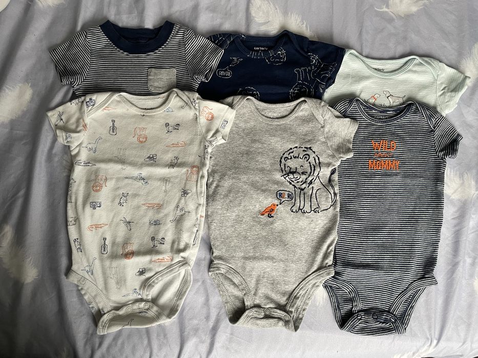 Carter’s бодита с къс ръкав за бебе момче 6м.
