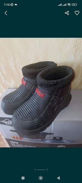 Галоши утепленные 37-38 р