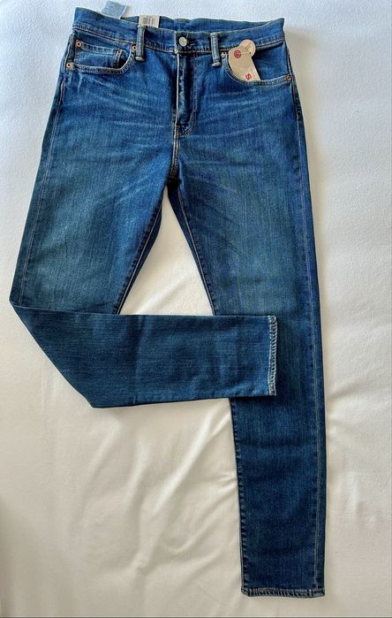Blugi Levi's, model 512 slim taper, marime 33, lungime 34, noi