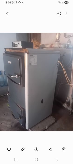 Vând centrala pe lemne BOSCH 33KW