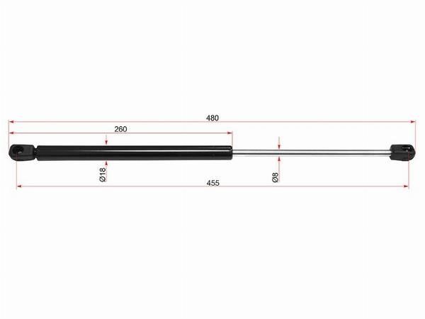 Амортизатор капота  Mercedes E-class