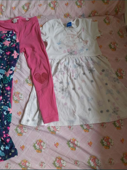 rochie elsa rochita next 4 5 6 ani h&m disney