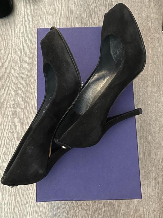 Туфли замшевые