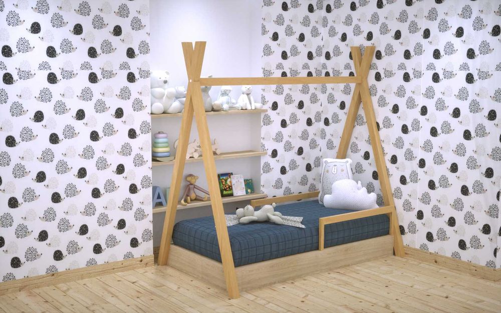 Mobilier camera copii - pat tip Cort