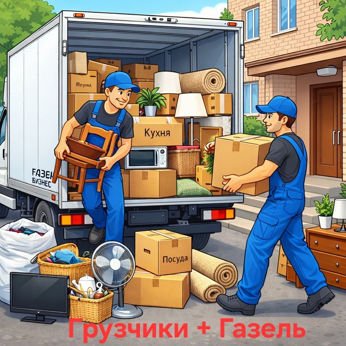 Грузчики с Газелью