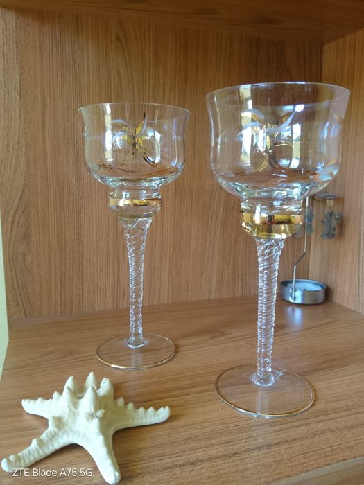 Сватбени чаши с орнаменти