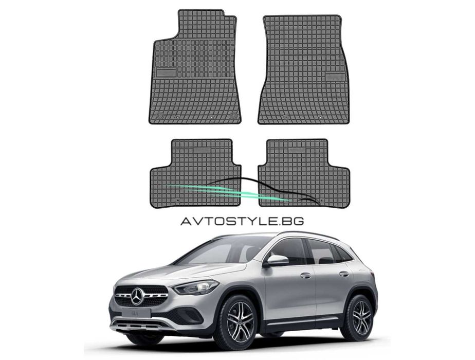 Гумени стелки за Mercedes GLA H247 след 2019 г., Frogum - El Toro