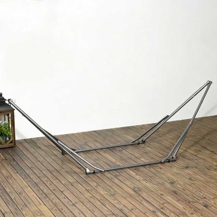 Стойка за хамак Outsunny 2 в 1, 290 см x 92 см x 88 см