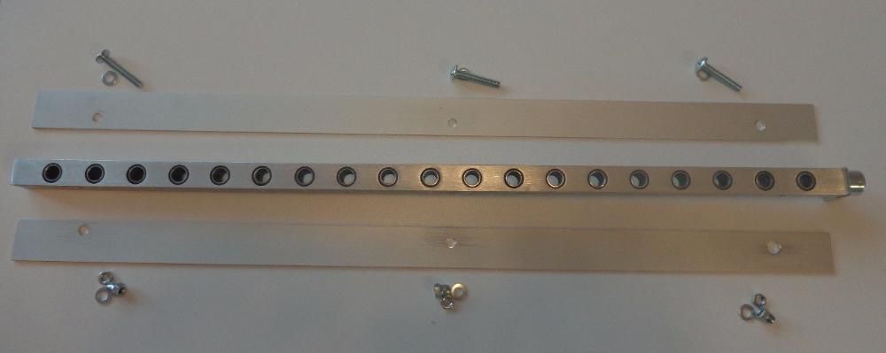 Sablon template mobilier PAL 18mm L=50cm pentru dibluri de lemn de 8mm