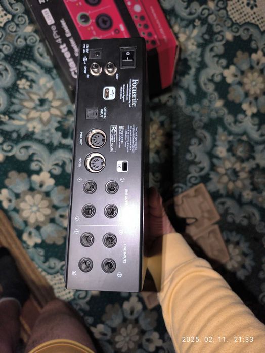 Focusrite clarett in 4 pre usb interface (ca nou, cu cutie și garanție)