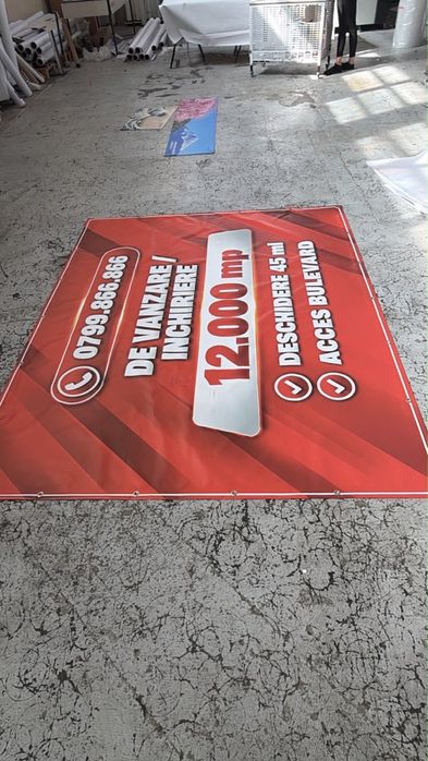 Bannere Benare Baner Benar Colant Autocolant Rollup Steaguri Casete luminoase Carti de vizita Flayere Pliante Etichete autoadezive Stikere Mesh-uri