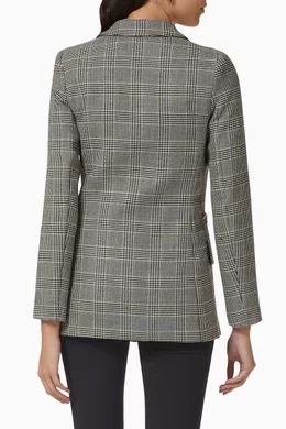 Elisabetta Franchi Блейзър с детайли и лого