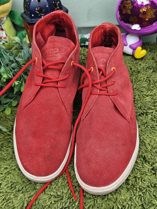 Clae мъжки обувки естествен велур N44