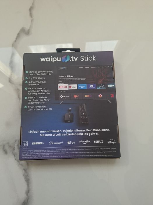 Waipu TV Stick 4K
Sigilat 
HDR 10+
Dolby Atmos
Android TV 14