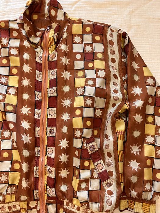 Jacketa Vintage de Matase - Malcolm Flowers