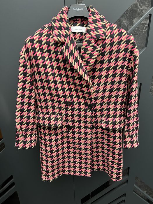 Двуредно вълнено палто