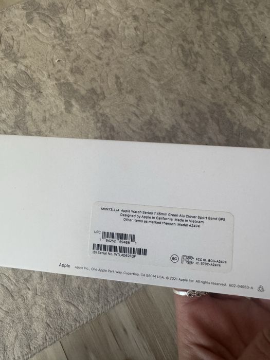 Часовник Apple watch Series 7 45 mm