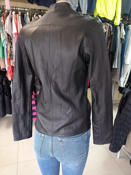 Яке от естествена телешка кожа