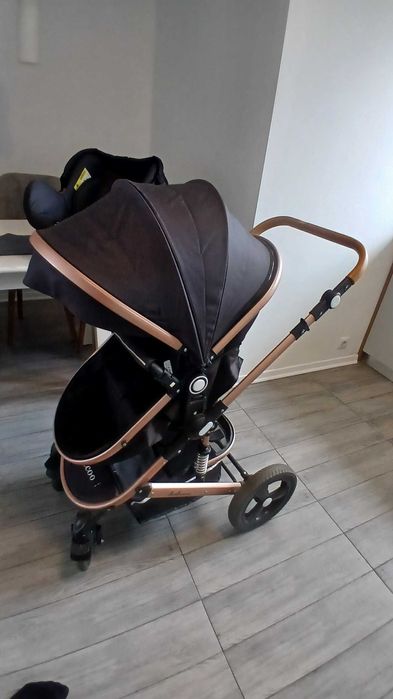 Carucior 3in1, Belecoo, 0-36 luni, landou, suspensii,scoica SH