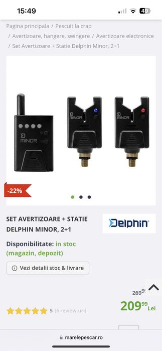 Rod pod+ Senzori Delphin 2 posturi si statie
