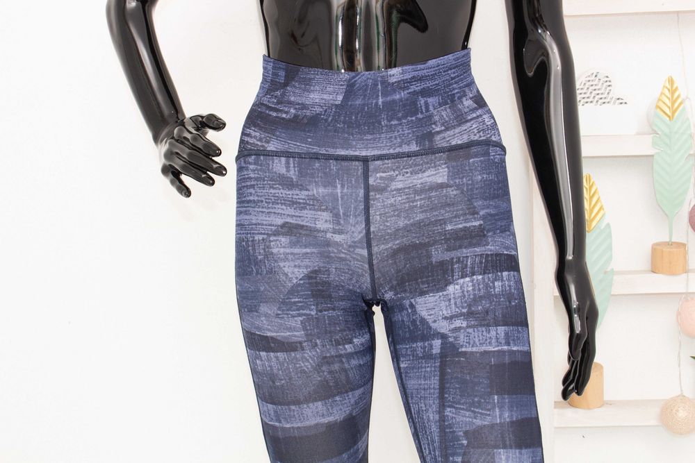 Lululemon Wunder оригинален дамски клин син камофлаж висока талия XS