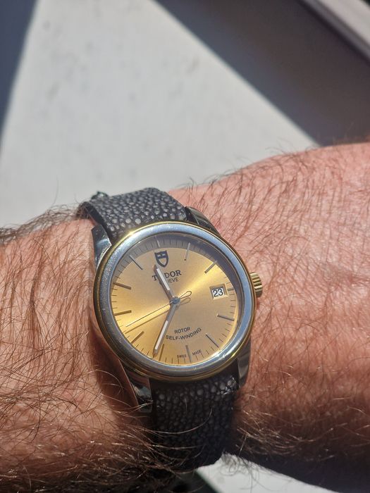 Vând ceas Tudor Glamour, bezel 18k, automatic, swiss made