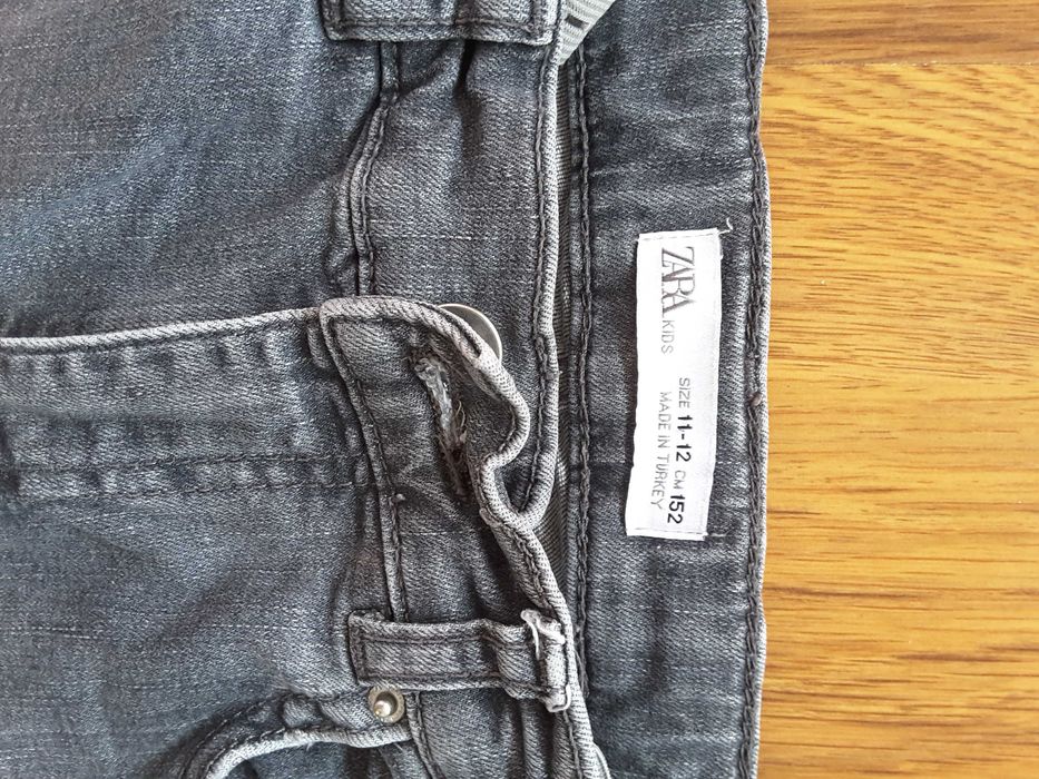 Дънки за момиче с коригиращ ластик 11-12 год-152 см/ЗАРА