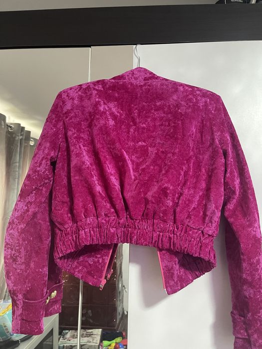 geaca scurta catifea Bby