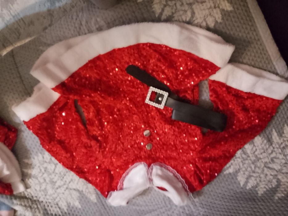 Костюм на НГ девочка санта