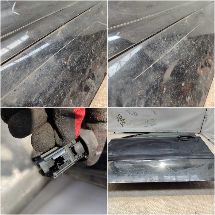 Ușă Față Stânga Ford Galaxy Minivan Negru Cod Culoare Panther Black 2015 / [2006-2015] / PAM21-U20125-AB (2C)