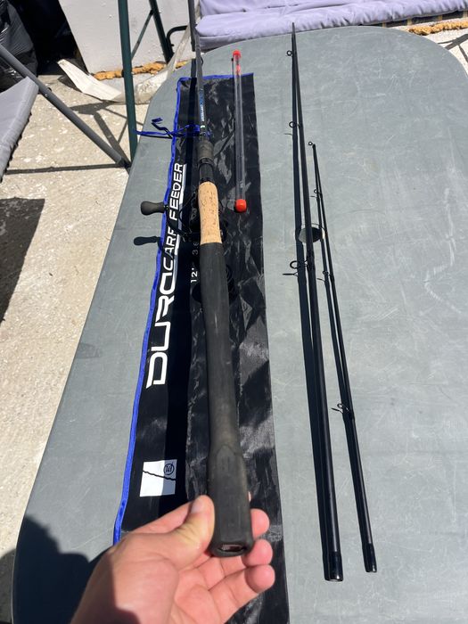 Preston DuraCarp 12ft / okuma custom black feeder 4000