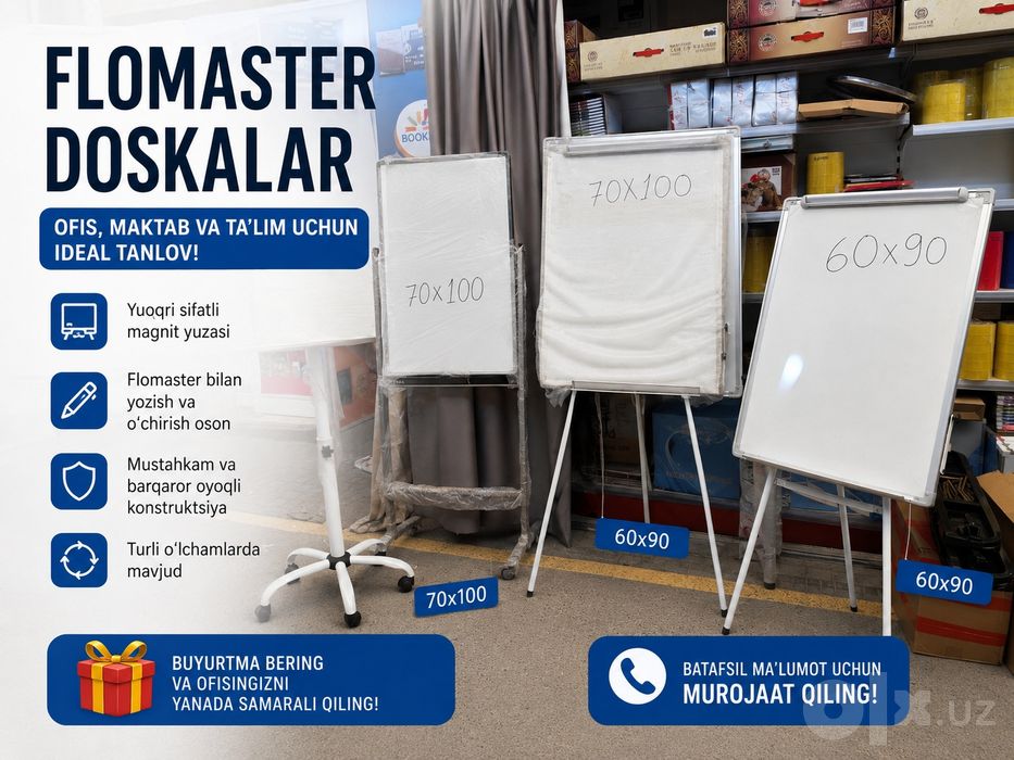 Doska optom magnitli markirovka flipschart