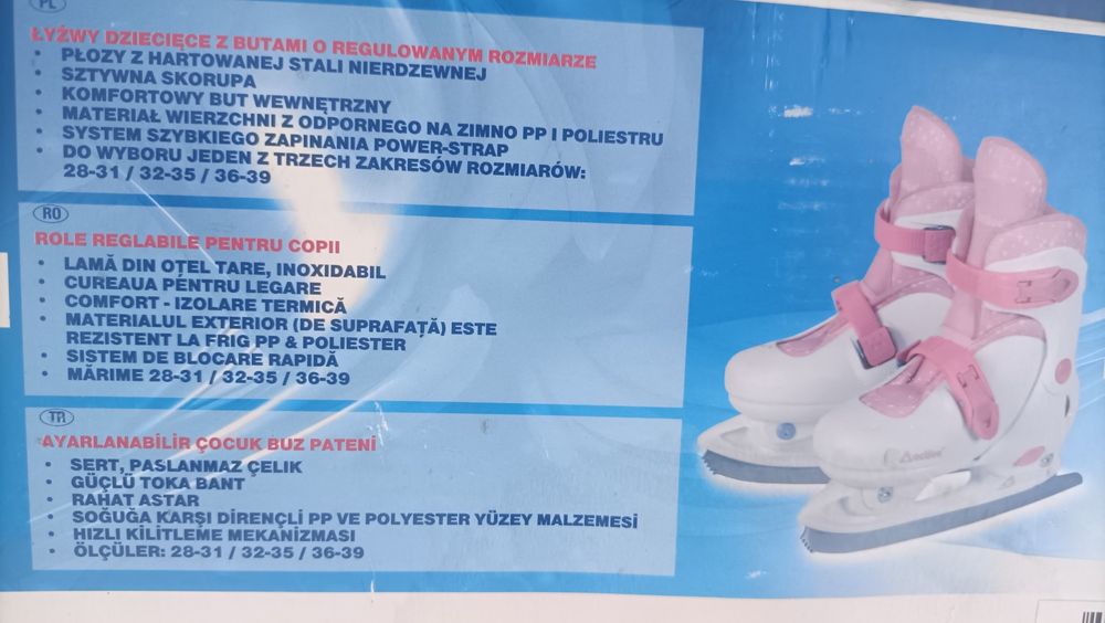 2 per. patine reglabile copii