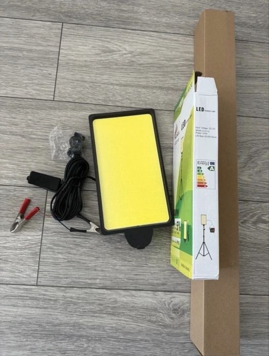 Lampa led cu trepied pentru pescuit de noapte, 100w, IP 65