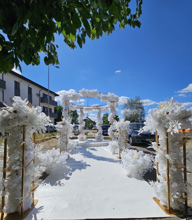 Baldachin/ decor gatit mireasa sau cununie civila