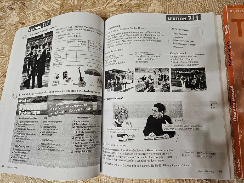 Учебници по немски език - Menschen B1 / Sicher B2/ Themen Aktuell