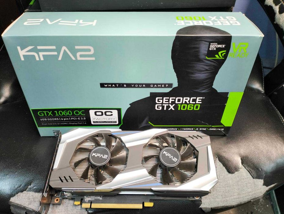 Продавам Видеокарта KFA2 GEFORCE GTX 1060 OC 6GB