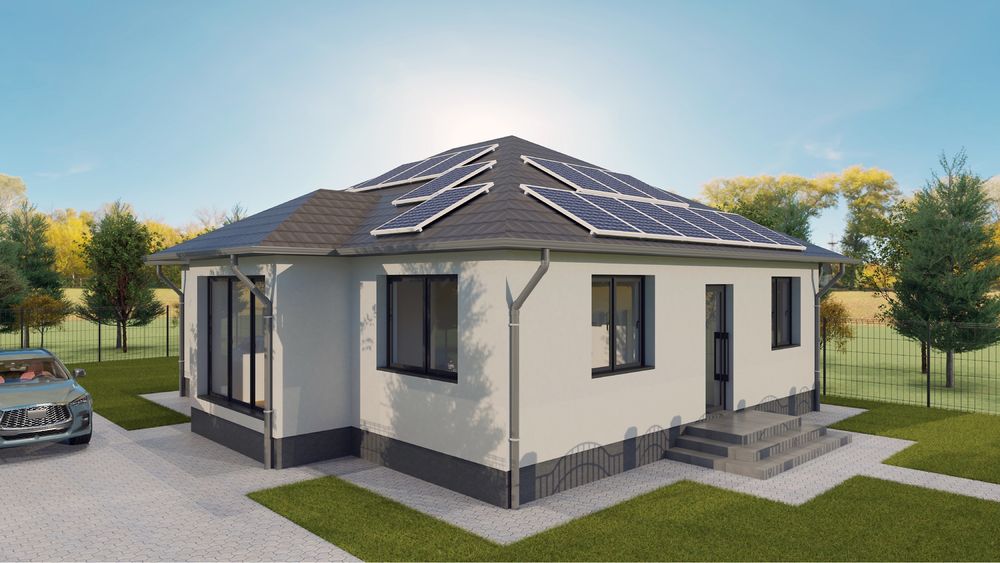 Casă Nouă de Vânzare în Sânpetru, Brașov | 3 Dormitoare | 2 Băi | La Cheie | 124 mp
