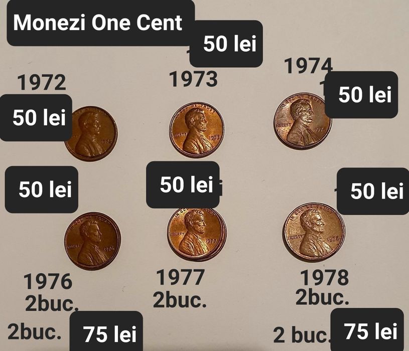 Monezi SUA vechi