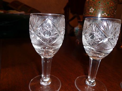 хрустальные рюмки