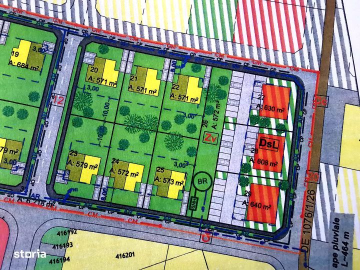 Com. 0% - Timisoara Nord - Teren INTRAVILAN - Su: 608-640mp - Toate ut