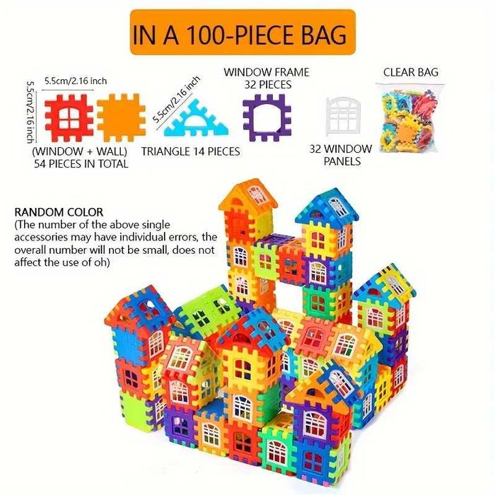 Детски конструктор от 100 части – 15лв.