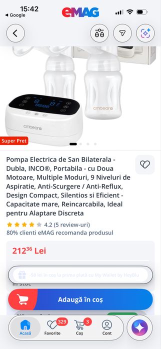 Pompa de san dubla, electrica