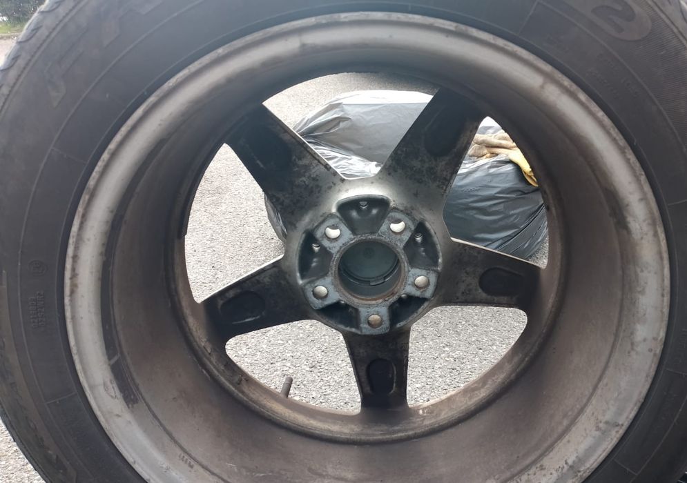 Jante aliaj cu anvelope sh r17 audi vw etc 5x112 et25