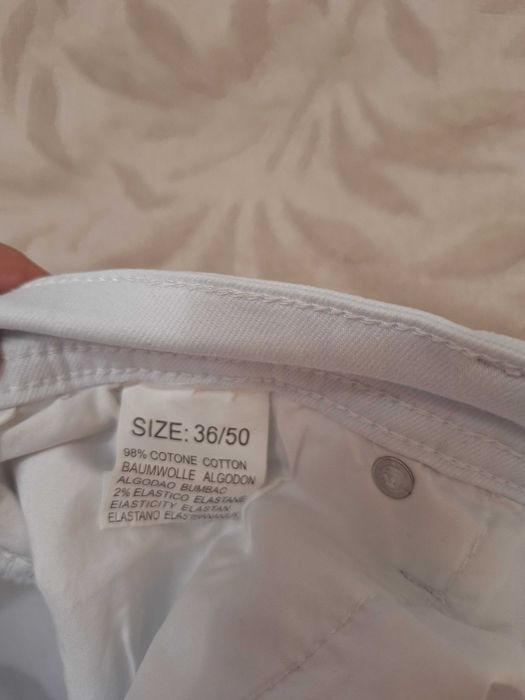 Бели дънкови панталони - къси и дълги