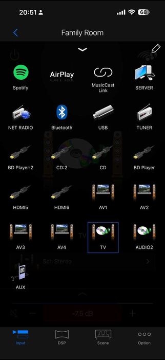 Receiver AV Yamaha RX-V479