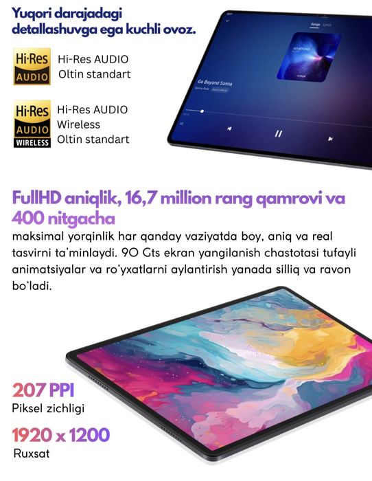 Honor pad x8a planshet