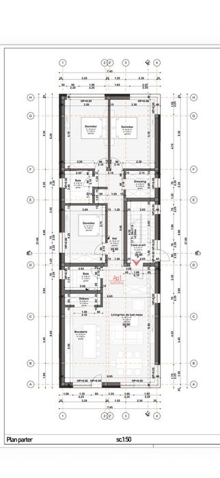 Apartament 4 camere 121 mp + 150 mp gradina, imobil tip vila, Marasti