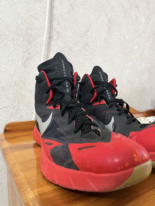 Баскетболни обувки Nike Lunar Hyperquickness Black Wolf Grey Red