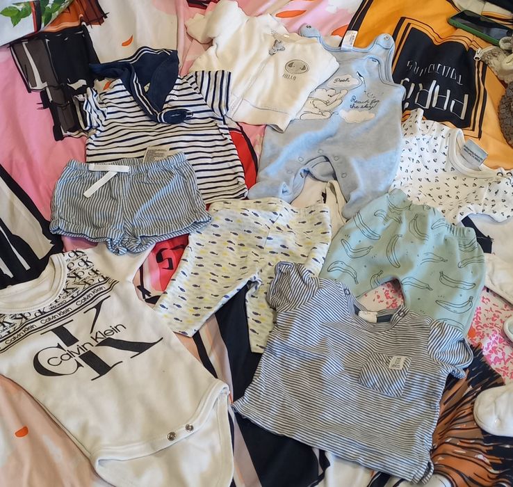 Бебешки дрехи 50-56 см момче/момиче  0-3месеца